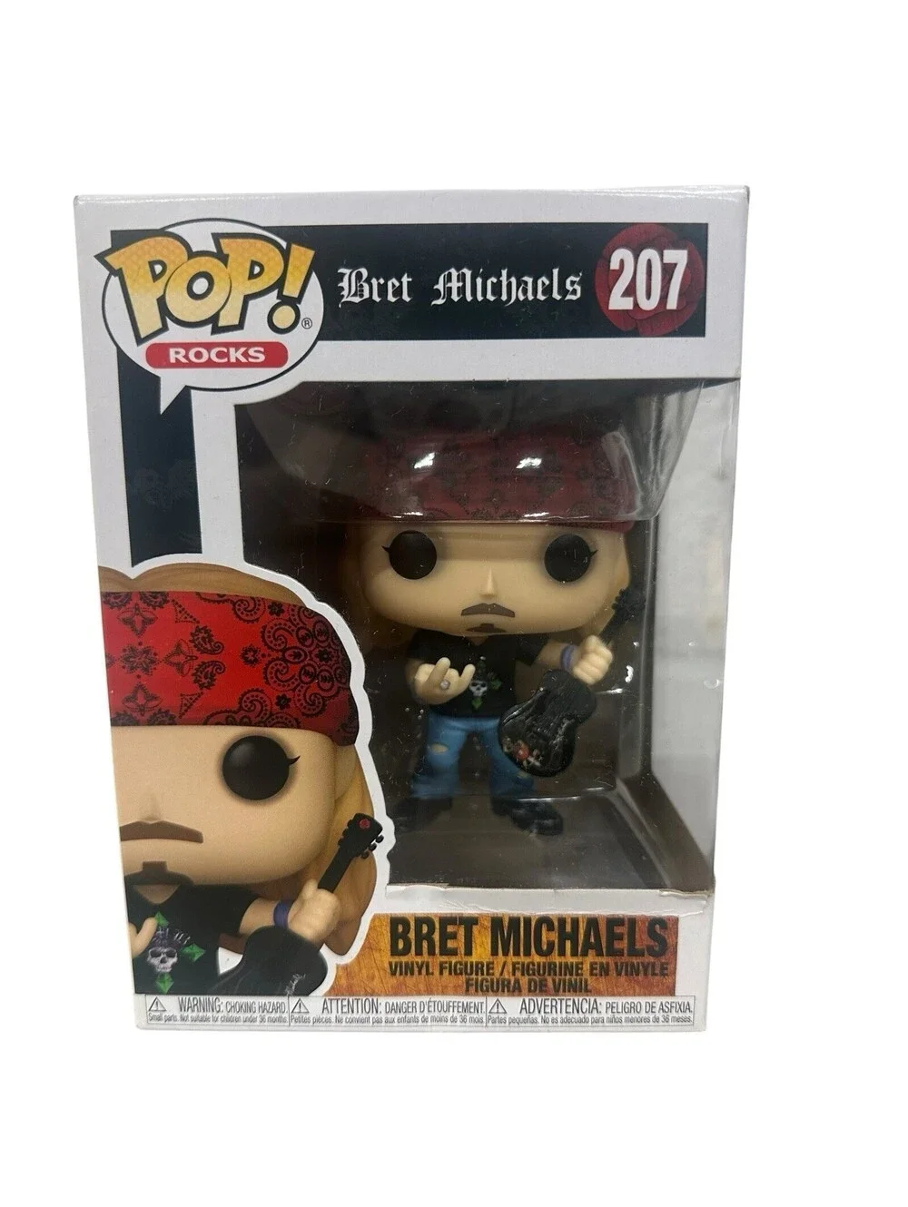 Funko Pop! Rocks #207 Bret Michaels - Vaulted